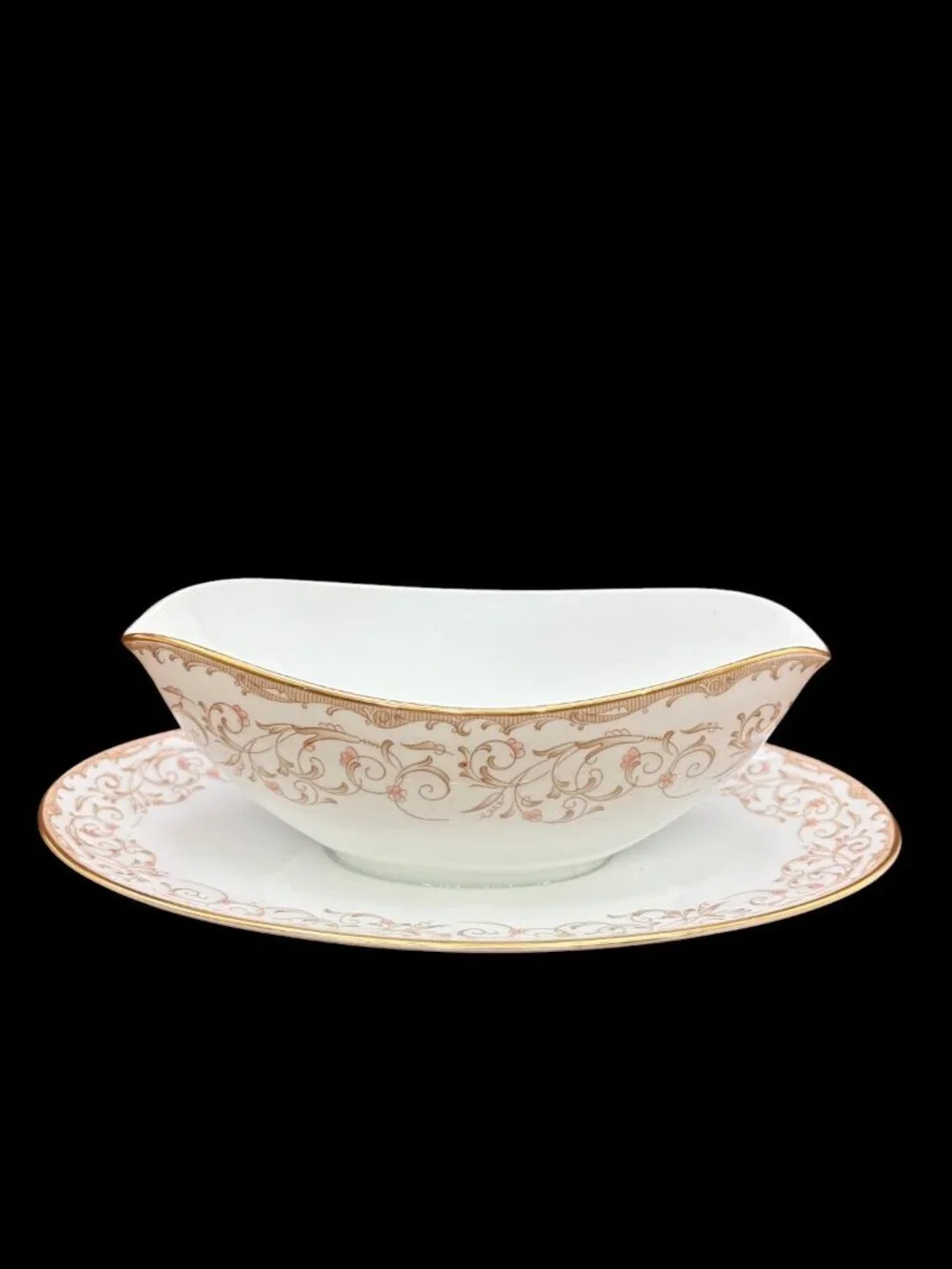 Vintage Noritake Rochelle 5805 Gravy Boat & Underplate Set – Japan Fine China